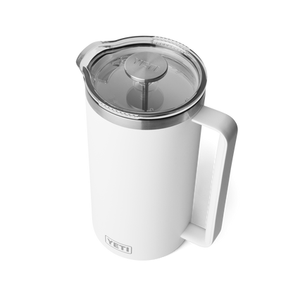YETI Rambler® Stempelkanne mit 64 oz (2L) Fassungsvermögen Weiss
