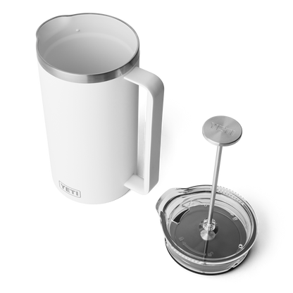 YETI Rambler® Stempelkanne mit 64 oz (2L) Fassungsvermögen Weiss