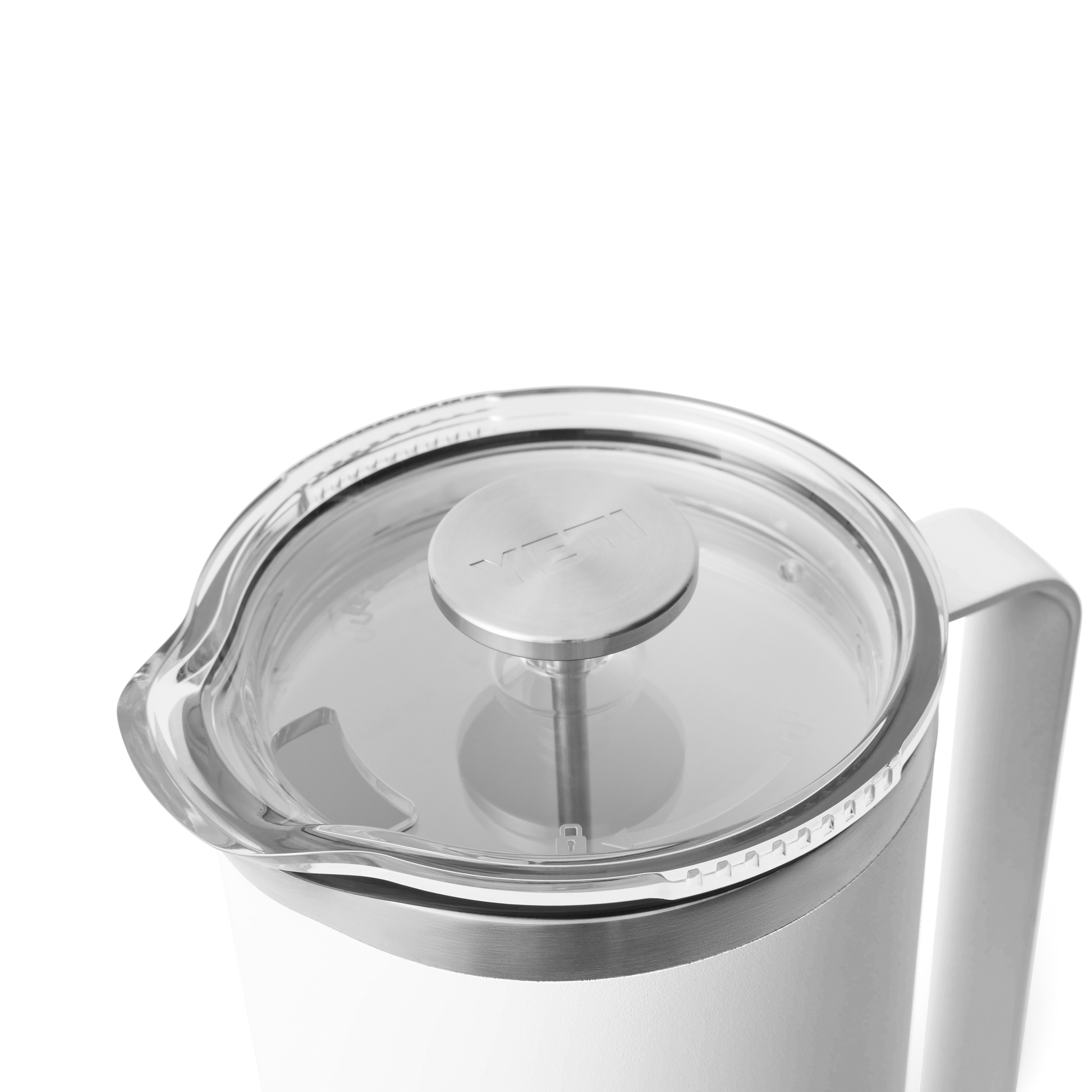 YETI Rambler® Stempelkanne mit 64 oz (2L) Fassungsvermögen Weiss