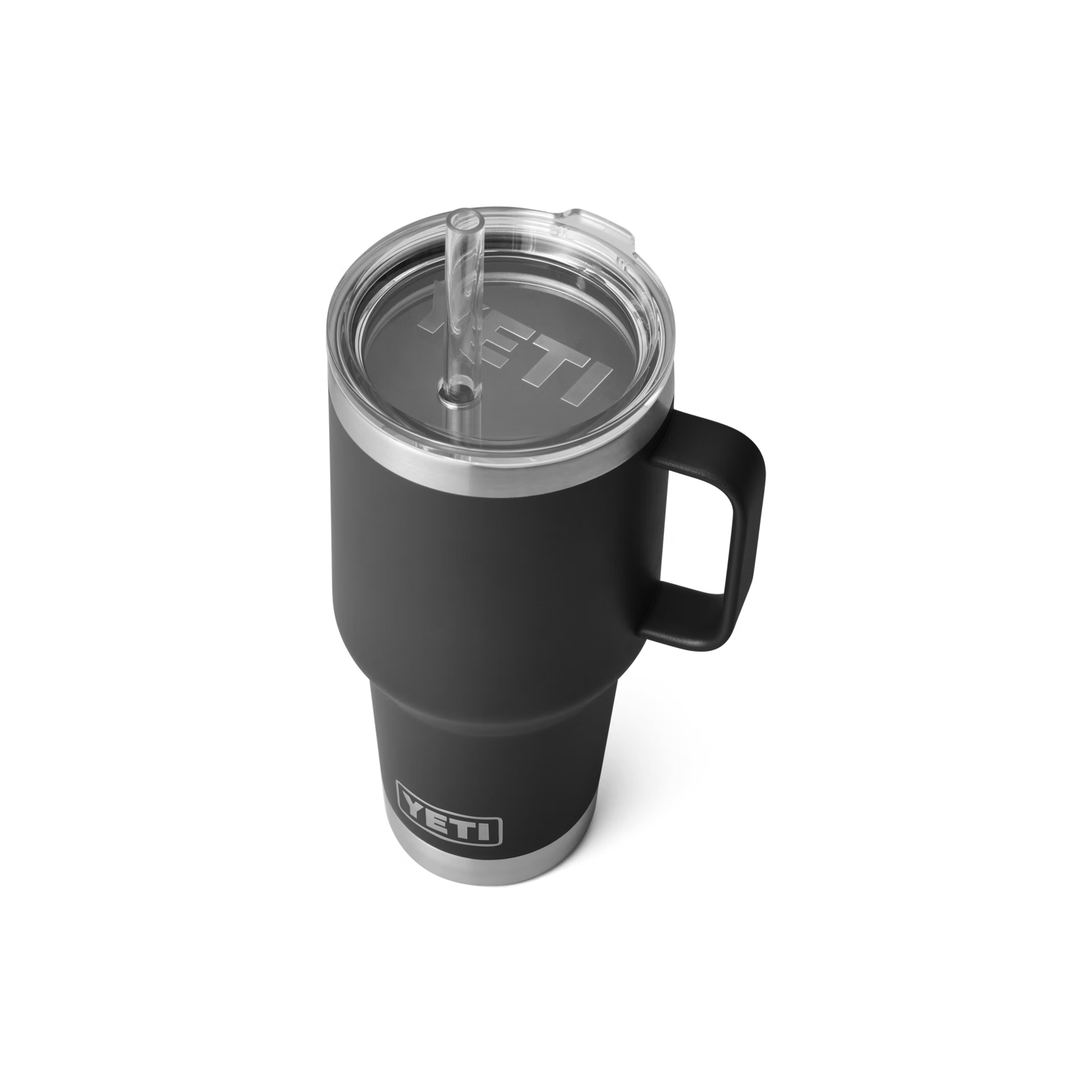 YETI Rambler® 35 oz (994 ml) Trinkbecher Mit Trinkhalm-deckel Schwarz