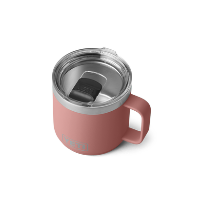 YETI Rambler® 14 oz (414 ml) Stapelbares Tasse Sandstone Pink