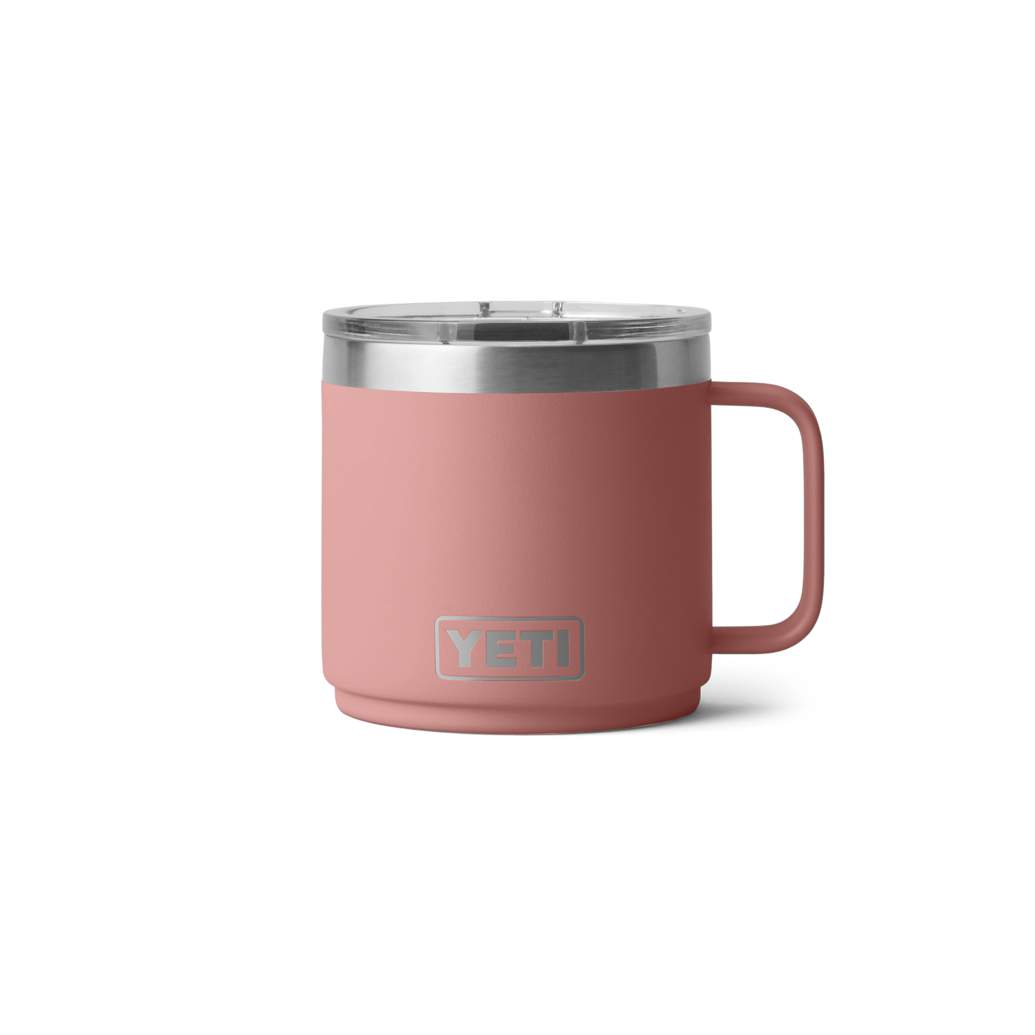 YETI Rambler® 14 oz (414 ml) Stapelbares Tasse Sandstone Pink