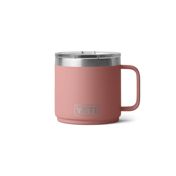 YETI Rambler® 14 oz (414 ml) Stapelbares Tasse Sandstone Pink