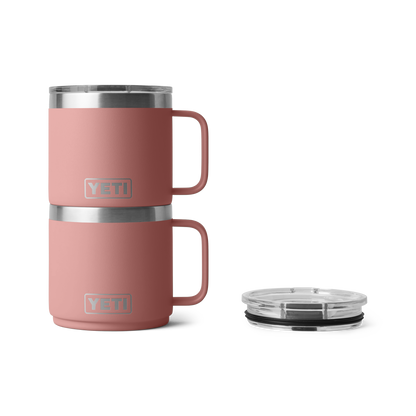 YETI Rambler® 14 oz (414 ml) Stapelbares Tasse Sandstone Pink