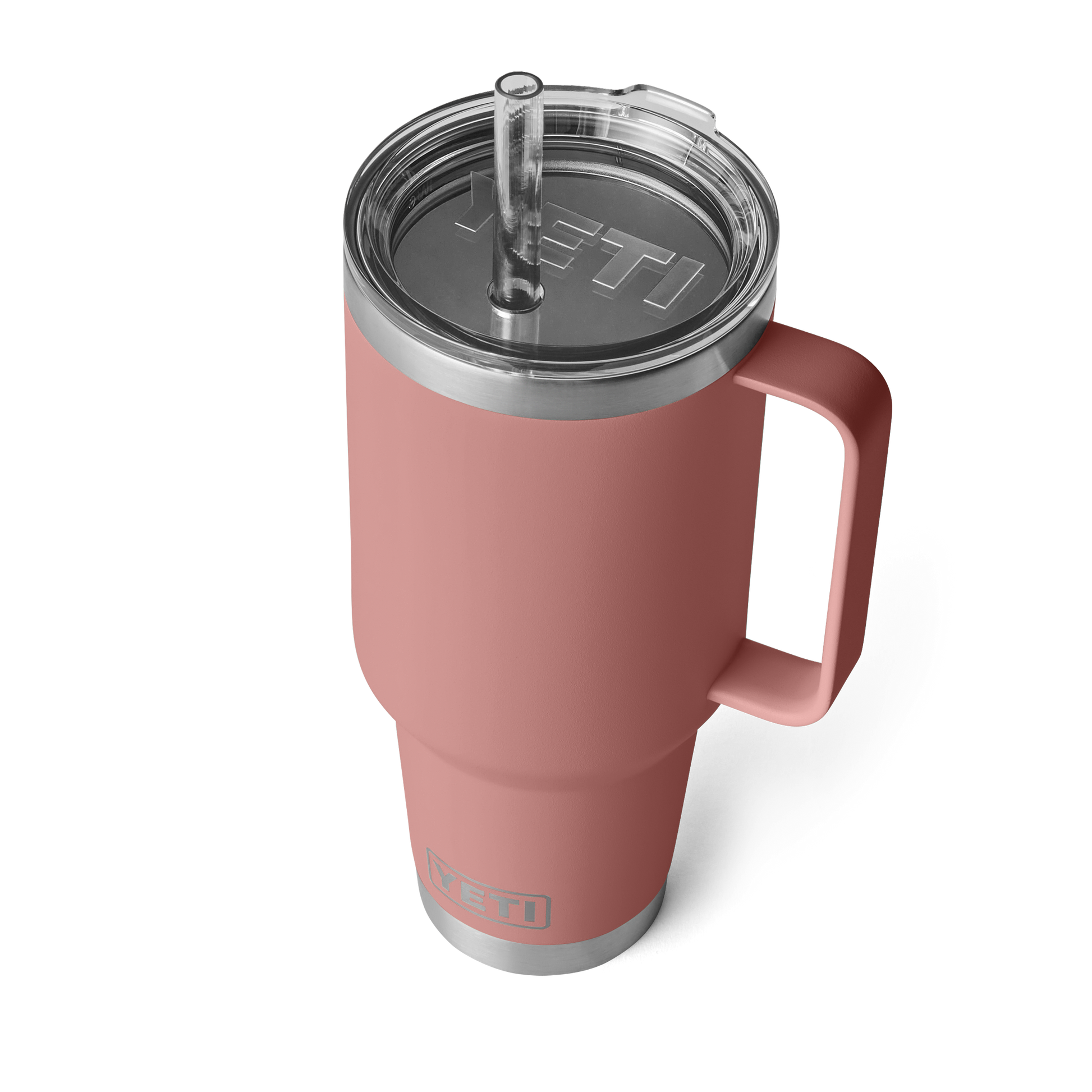 YETI Rambler® 42 oz (1242 ml) Trinkbecher Mit Trinkhalm-deckel Sandstone Pink