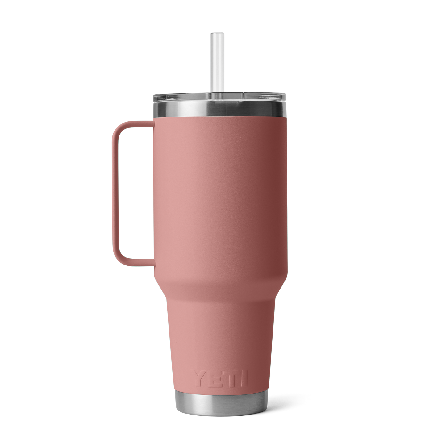 YETI Rambler® 42 oz (1242 ml) Trinkbecher Mit Trinkhalm-deckel Sandstone Pink