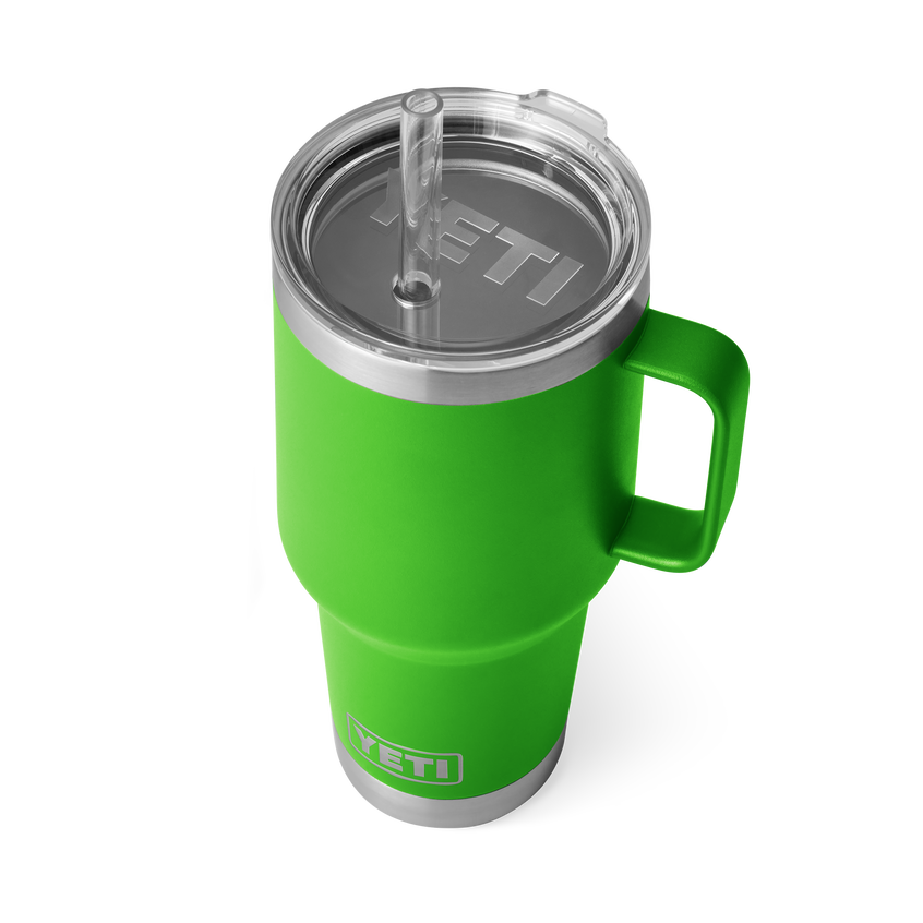 YETI Rambler® 35 oz (994 ml) Trinkbecher Mit Trinkhalm-deckel Canopy Green