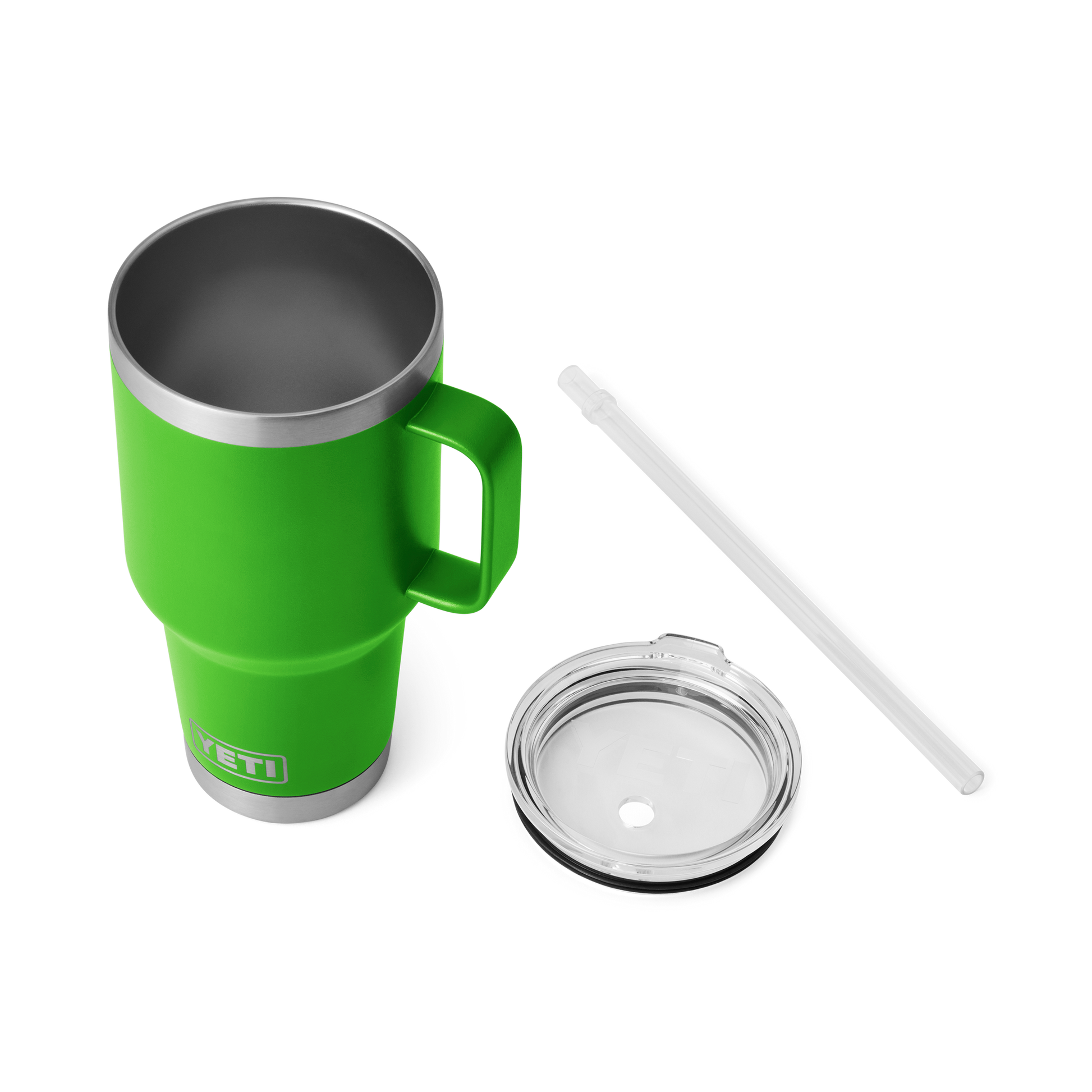 YETI Rambler® 35 oz (994 ml) Trinkbecher Mit Trinkhalm-deckel Canopy Green