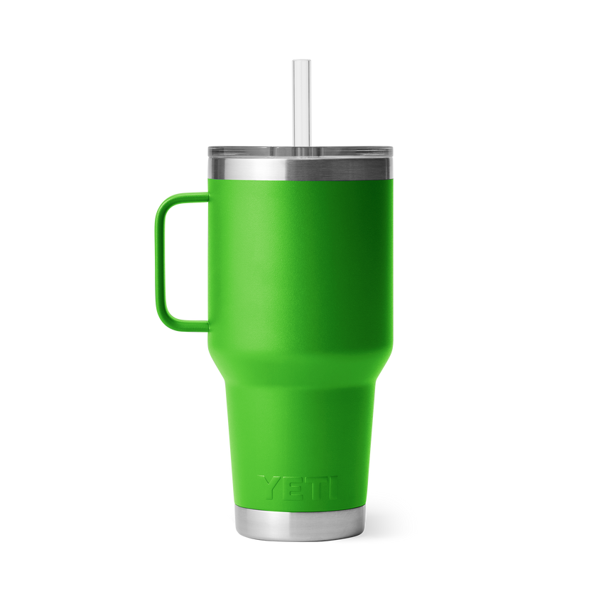 YETI Rambler® 35 oz (994 ml) Trinkbecher Mit Trinkhalm-deckel Canopy Green