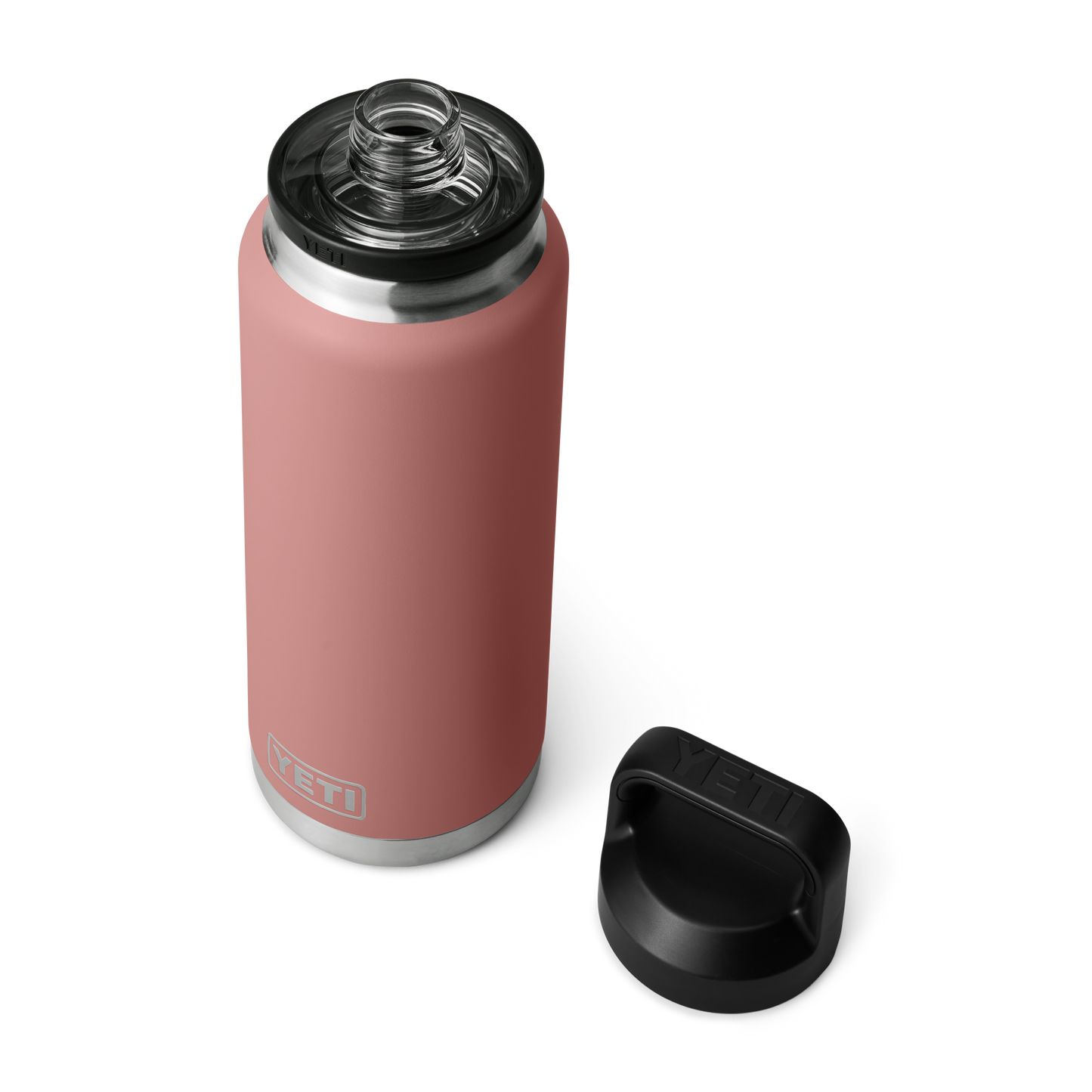 YETI Rambler® 36 oz Flasche mit Chug-Verschluss (1065 ml) Sandstone Pink
