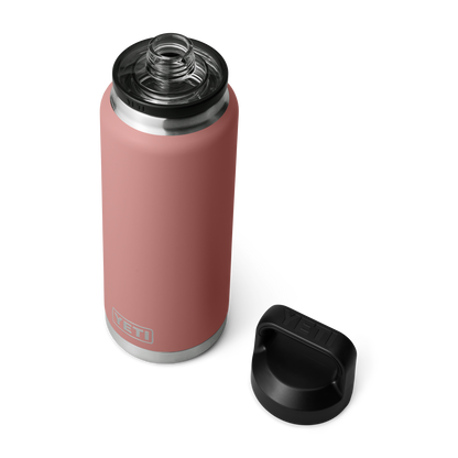 YETI Rambler® 36 oz Flasche mit Chug-Verschluss (1065 ml) Sandstone Pink