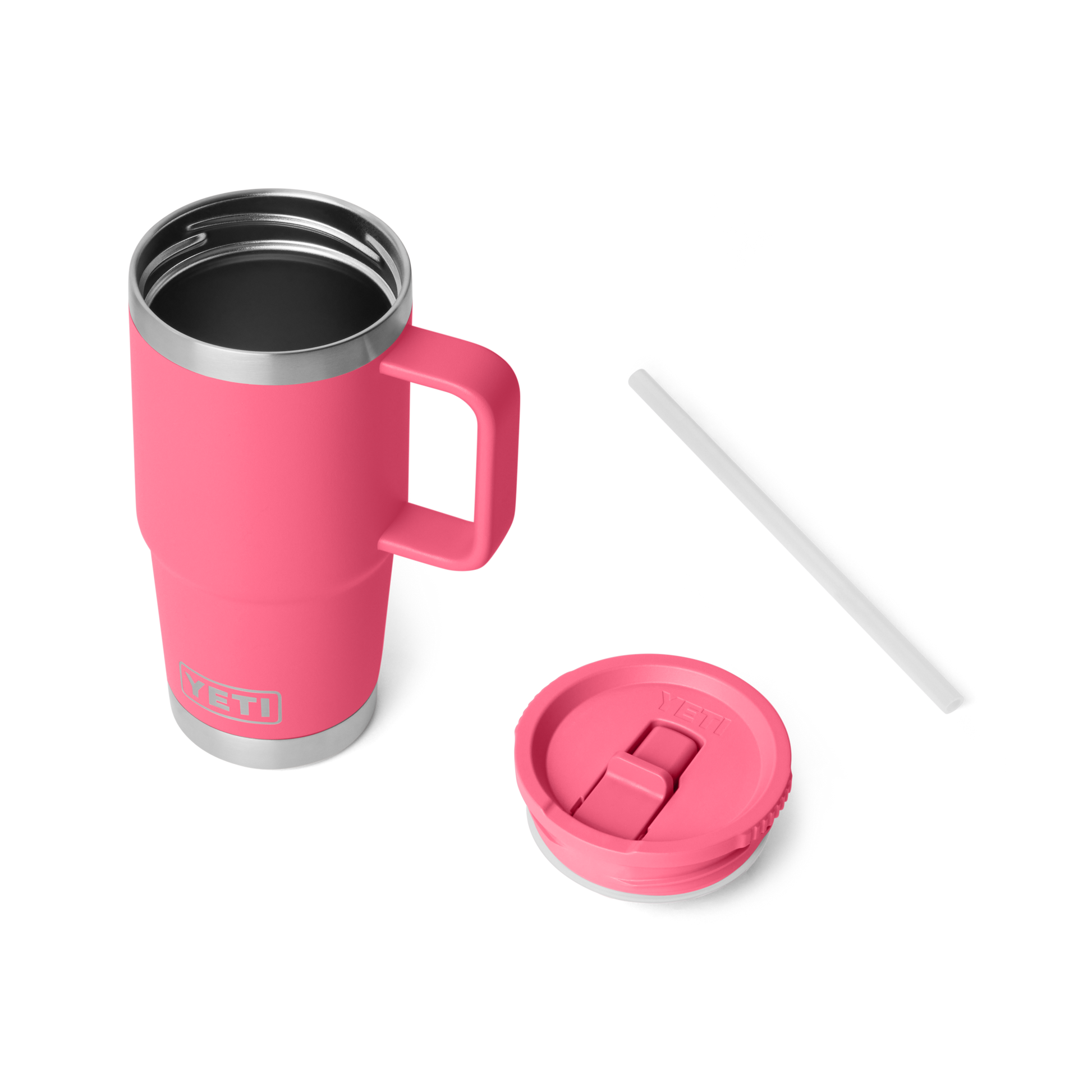 YETI Rambler® 20 oz (591 ml) Travel Straw Mug Tropical Pink
