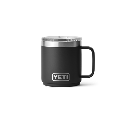 YETI Rambler® Stapelbare Tasse mit 10 oz (295 ml) Fassungsvermögen Schwarz