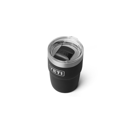 YETI Rambler® Stapelbarer Becher mit 8 oz (236 ml) Fassungsvermögen Schwarz