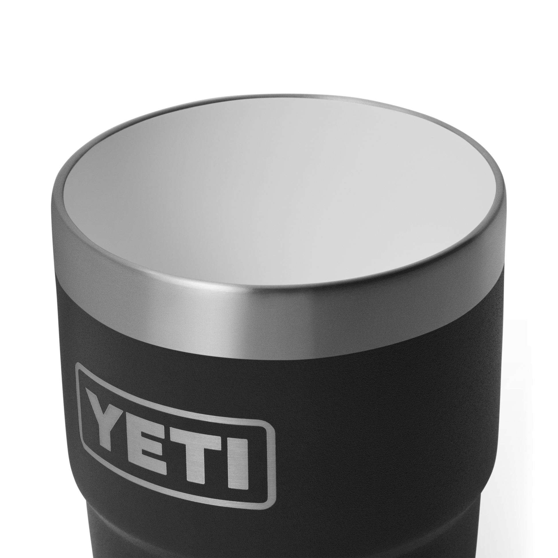 YETI Rambler® Stapelbarer Becher mit 8 oz (236 ml) Fassungsvermögen Schwarz
