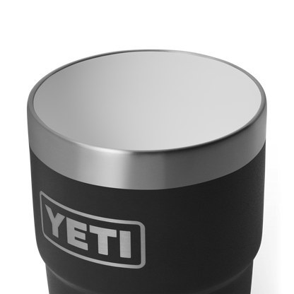 YETI Rambler® Stapelbarer Becher mit 8 oz (236 ml) Fassungsvermögen Schwarz