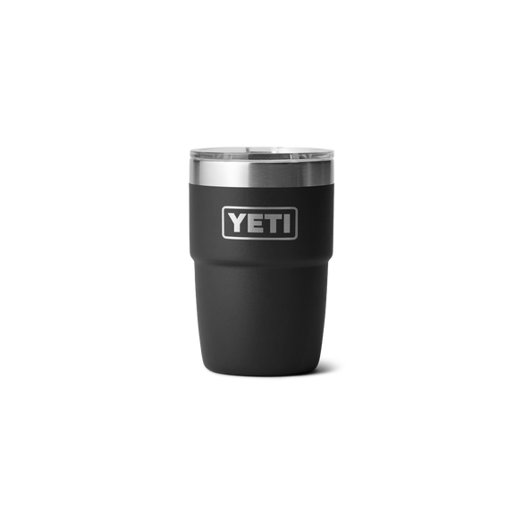 YETI Rambler® Stapelbarer Becher mit 8 oz (236 ml) Fassungsvermögen Schwarz