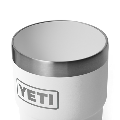 YETI Rambler® Stapelbarer Becher mit 8 oz (236 ml) Fassungsvermögen Weiß