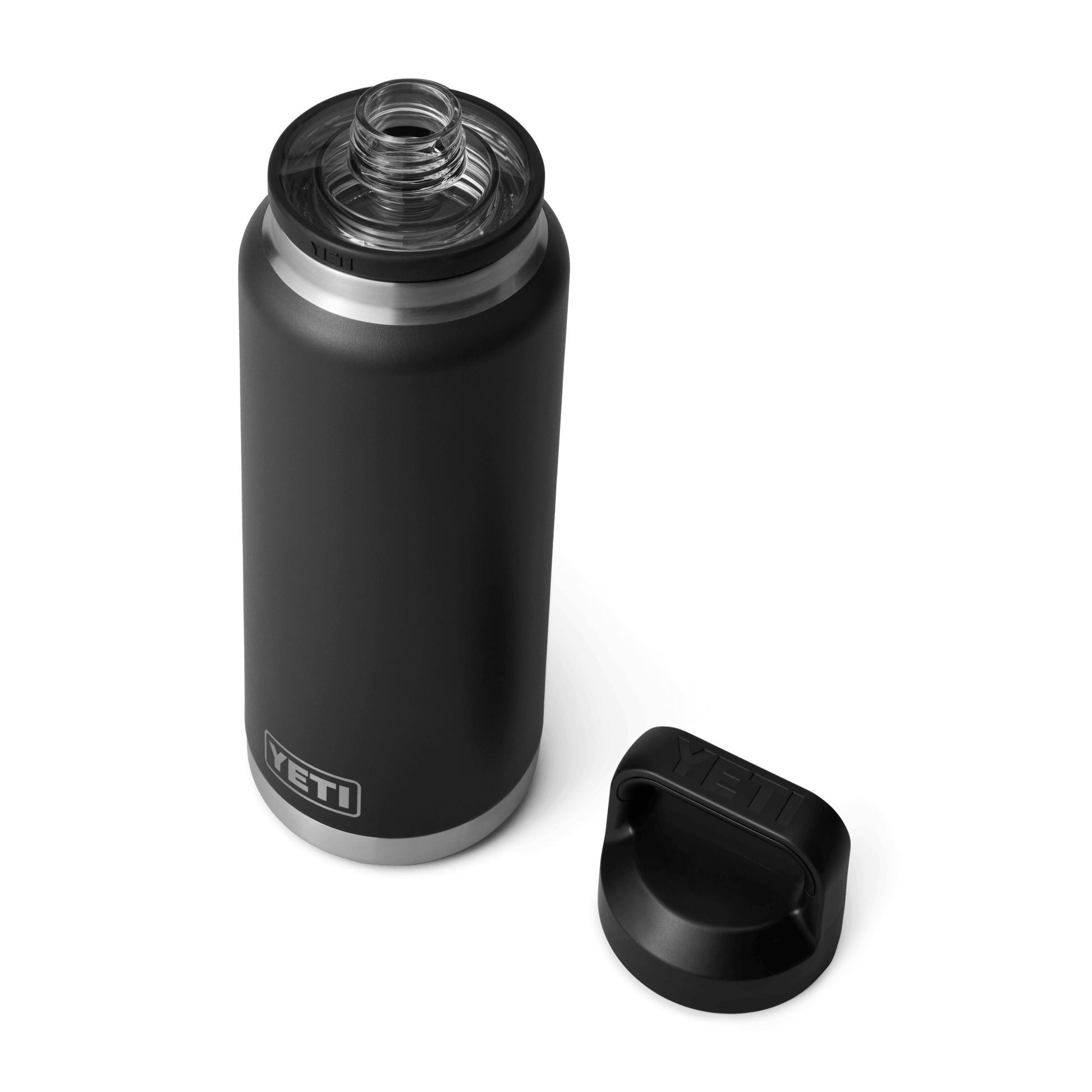 YETI Rambler® 26 oz Flasche mit Chug-Verschluss (760 ml) Schwarz