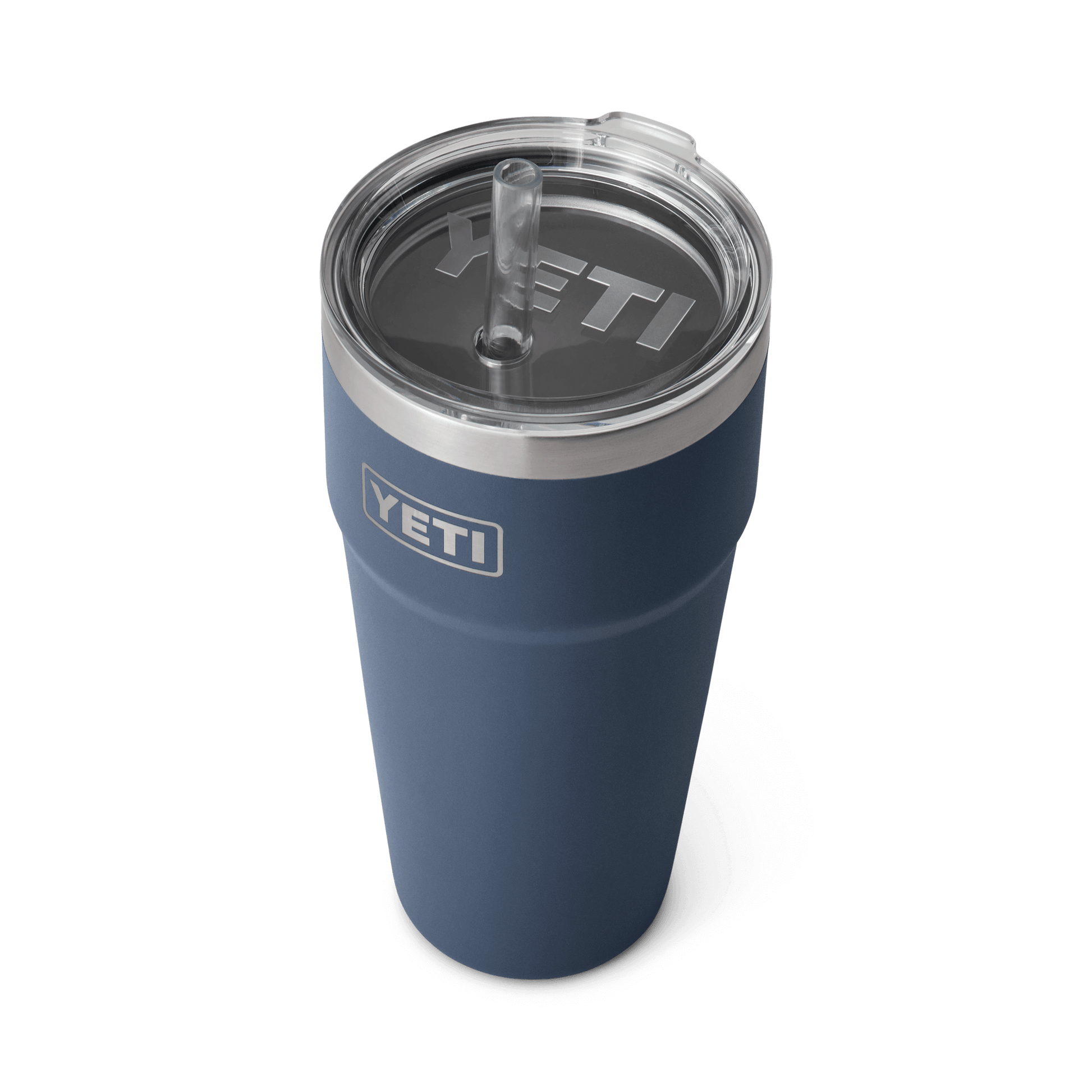 YETI Rambler® 26 oz Becher mit Trinkhalm (760 ml) Navy