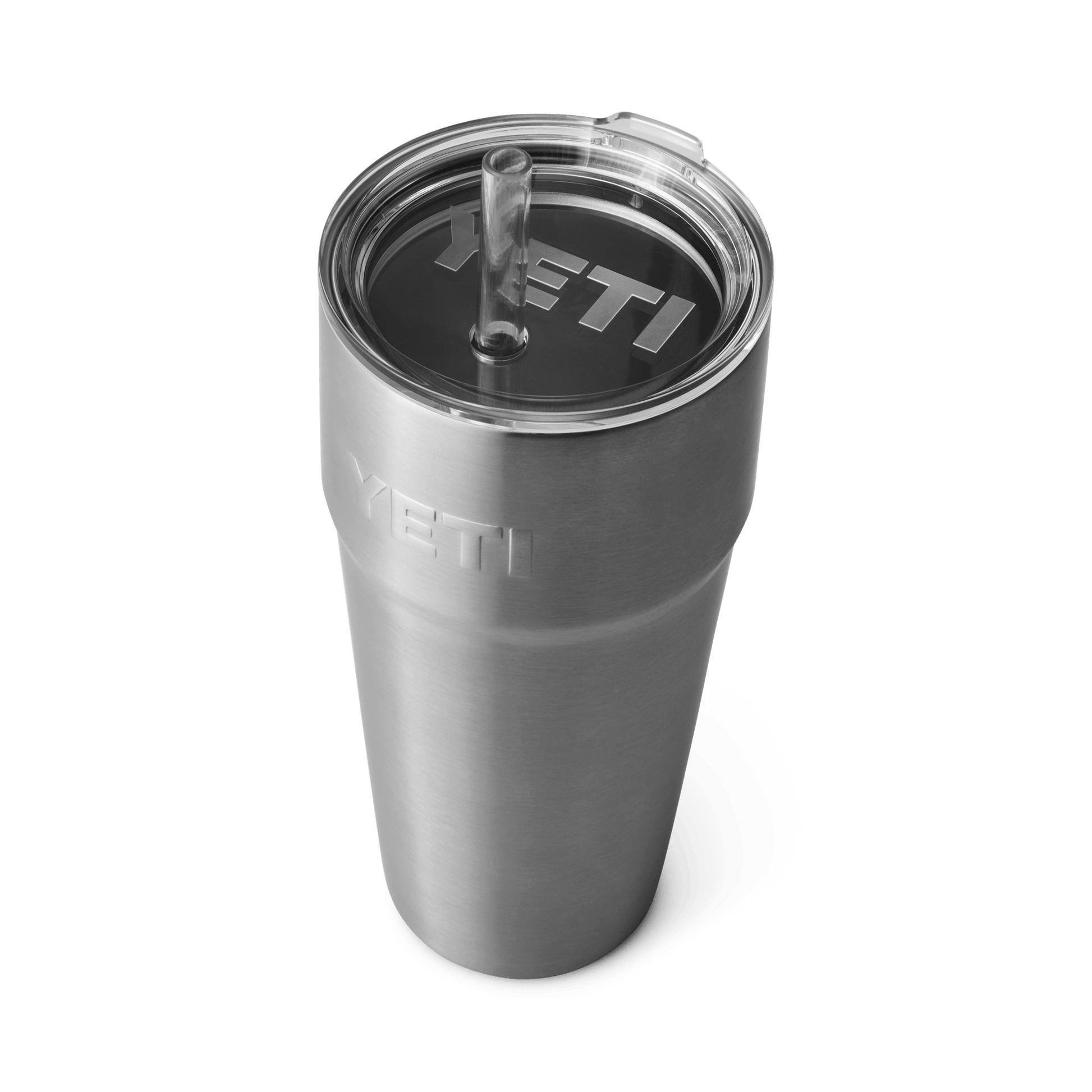 YETI Rambler® 26 oz Becher mit Trinkhalm (760 ml) Stainless Steel