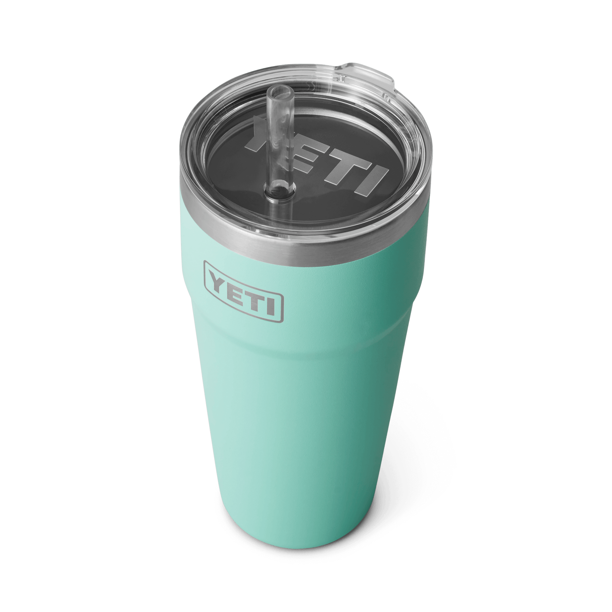 YETI Rambler® 26 oz Becher mit Trinkhalm (760 ml) Sea Foam