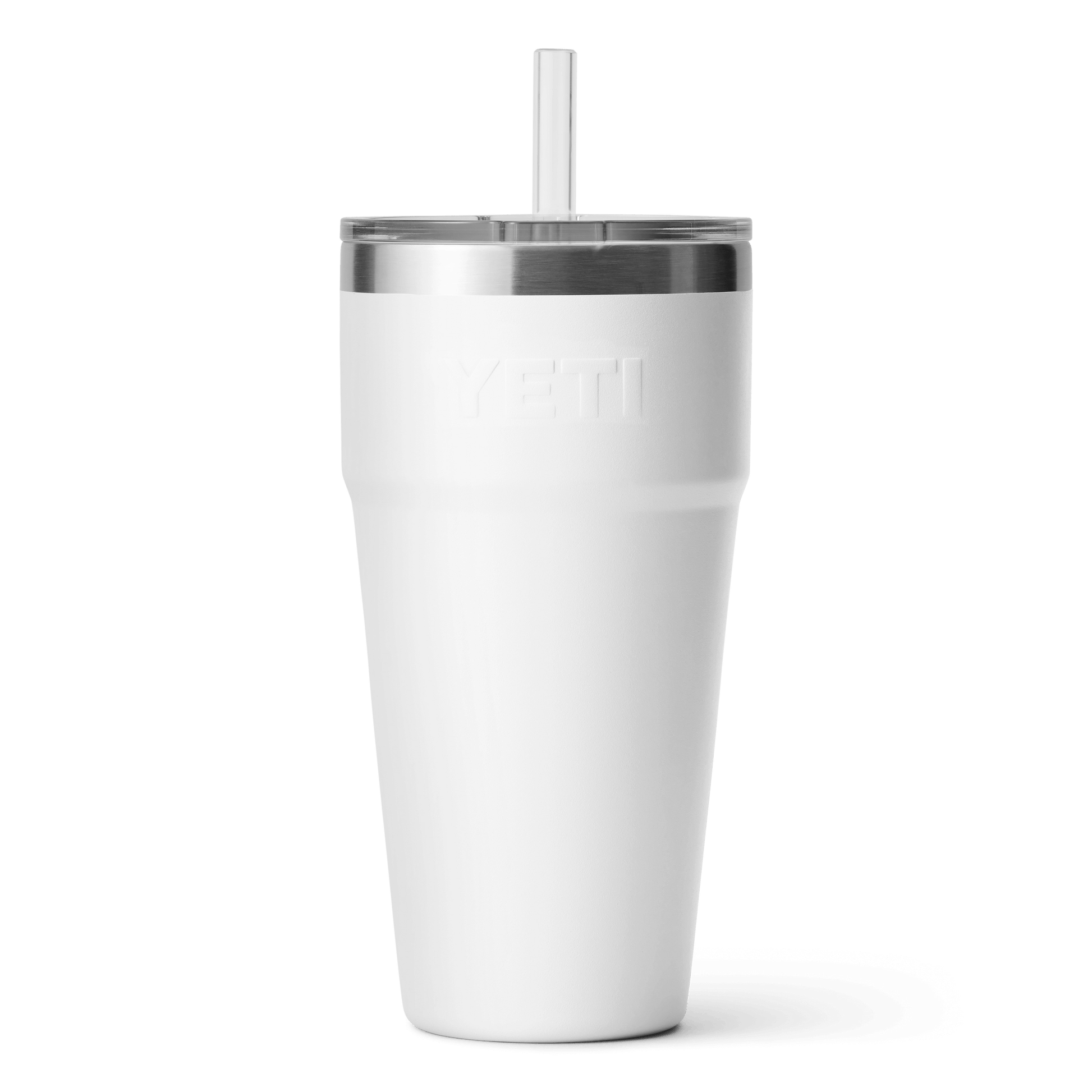 YETI Rambler® 26 oz Becher mit Trinkhalm (760 ml) Weiss