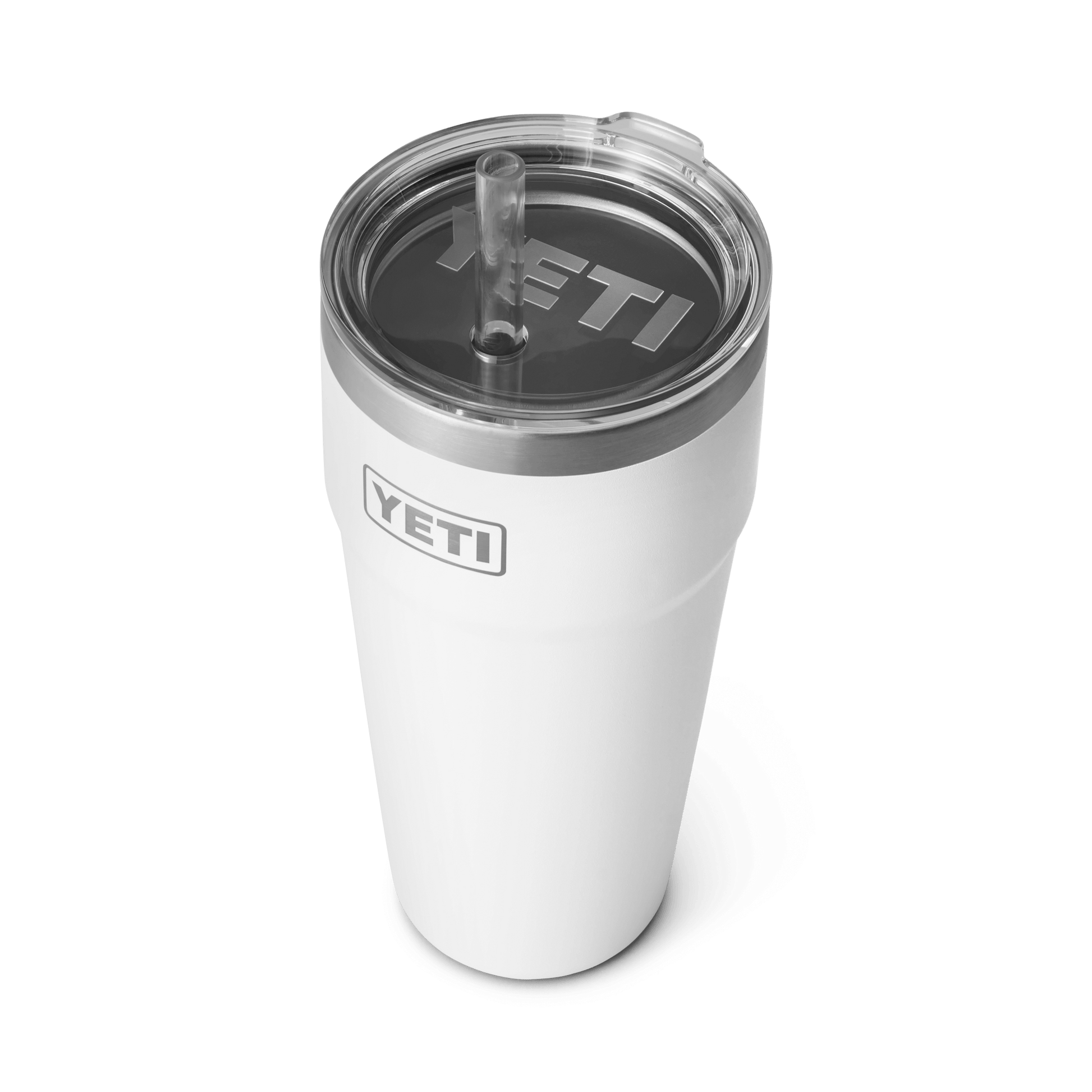 YETI Rambler® 26 oz Becher mit Trinkhalm (760 ml) Weiss