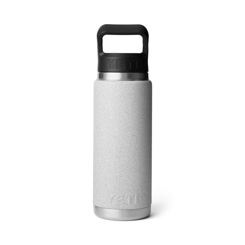 YETI  Rambler® 26 oz (739 ml) Flasche Mit Trinkhalm-Deckel Grey Stone