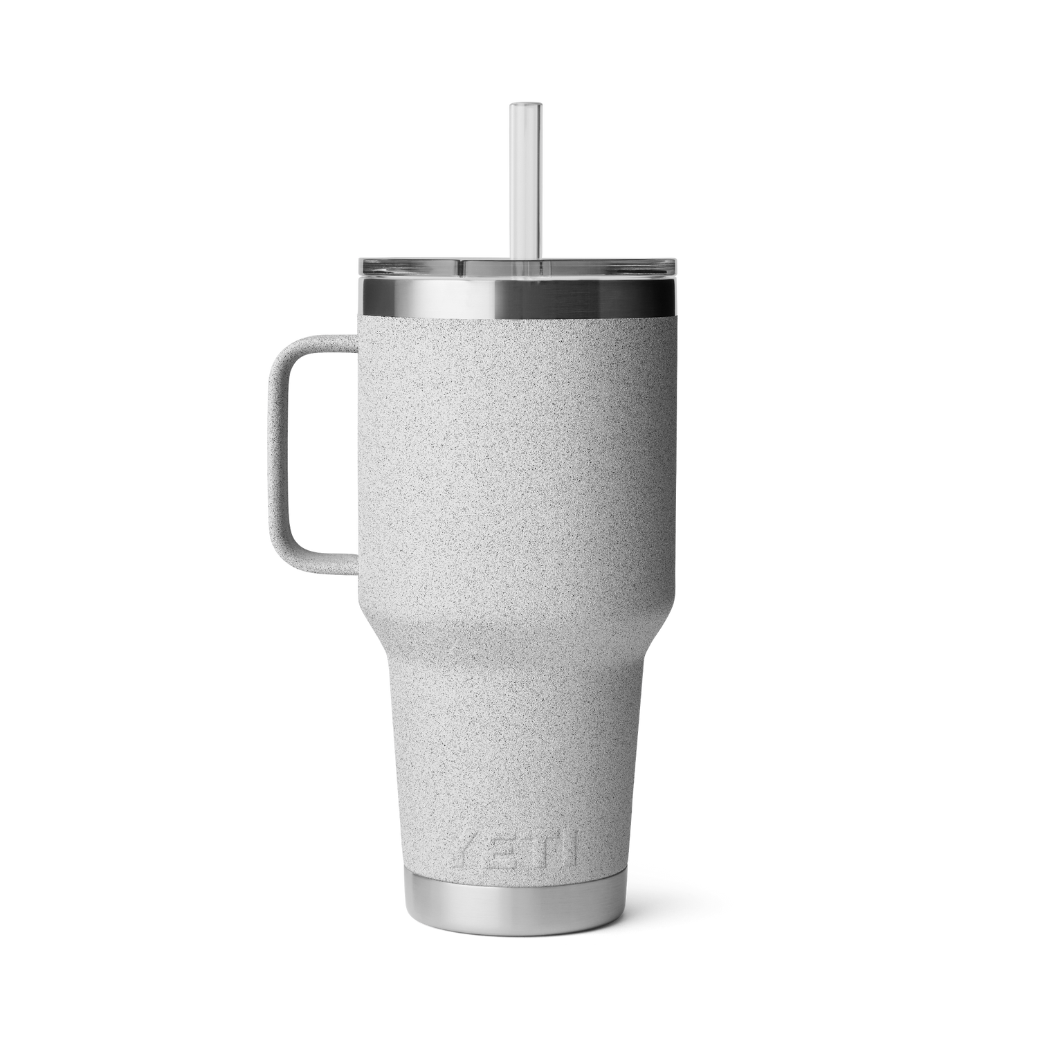 YETI Rambler® 35 oz (994 ml) Trinkbecher Mit Trinkhalm-deckel Grey Stone