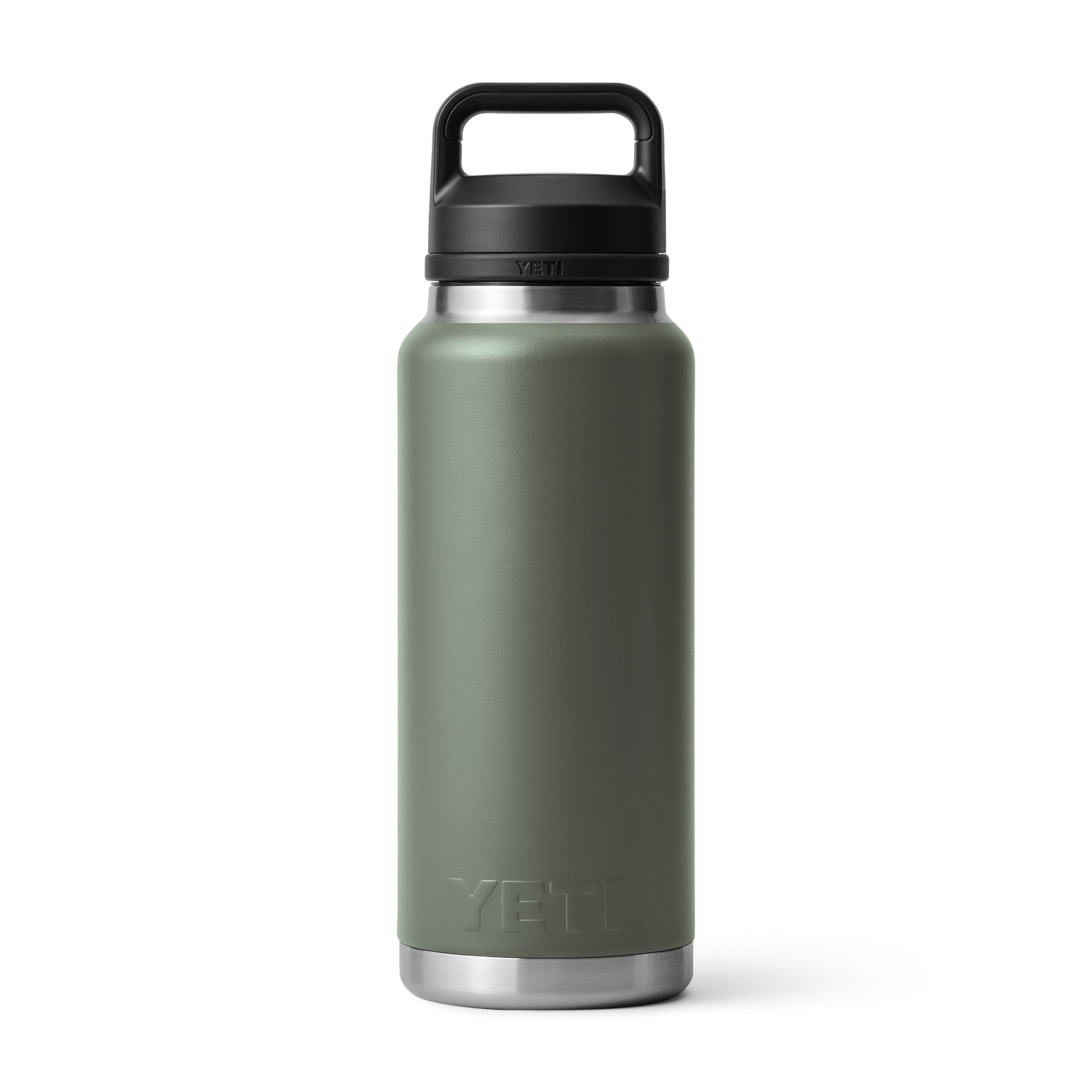 YETI Rambler® 36 oz Flasche mit Chug-Verschluss (1065 ml) Camp Green