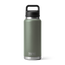 YETI Rambler® 36 oz Flasche mit Chug-Verschluss (1065 ml) Camp Green