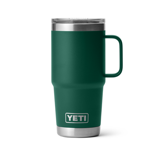 YETI Rambler® 20 oz (591 ml) Travel Mug Black Forest Green