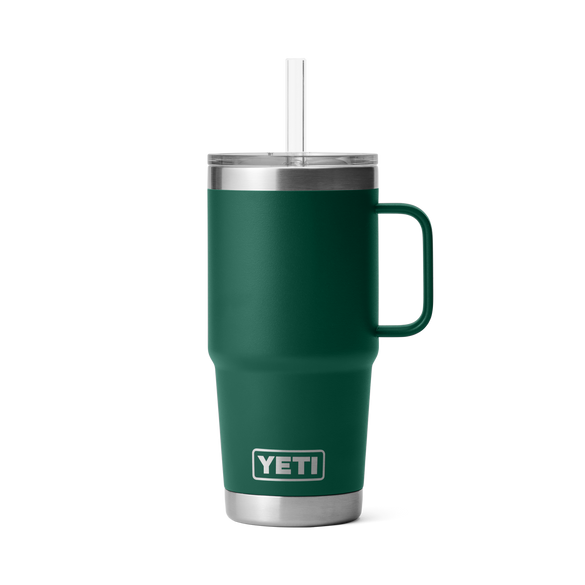 YETI Rambler® 25 oz (739 ml) Straw Mug Black Forest Green