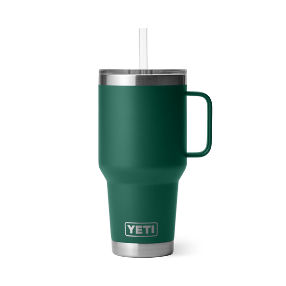 YETI Rambler® 35 oz (1 l) Trinkbecher Black Forest Green