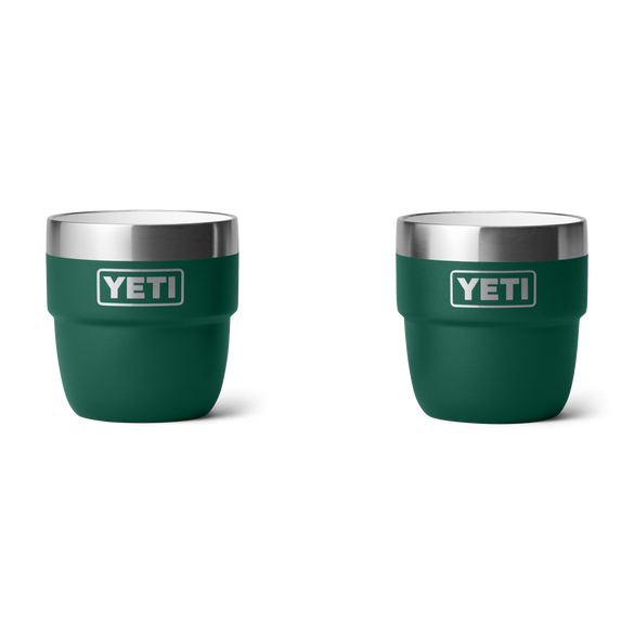 YETI Rambler® 4 oz (118 ml) Stackable Cups Black Forest Green