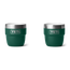 YETI Rambler® 4 oz (118 ml) Stapelbare Tasse Black Forest Green