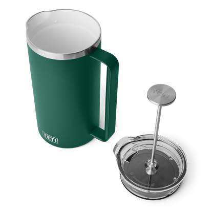YETI Rambler™ 64 oz (1,9 L) Stempelkanne Black Forest Green