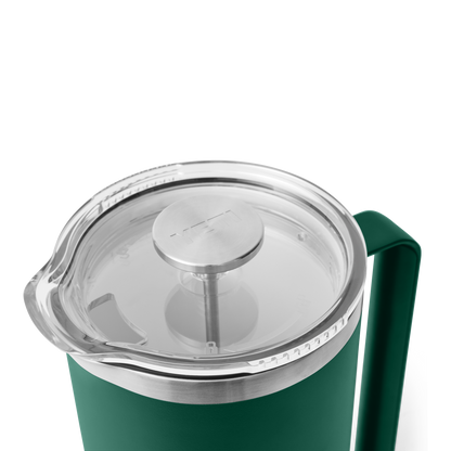 YETI Rambler™ 64 oz (1,9 L) Stempelkanne Black Forest Green