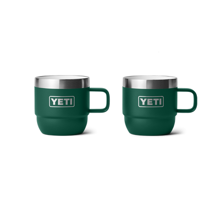 YETI Rambler® 6 oz (177 ml) Stackable Mugs Black Forest Green