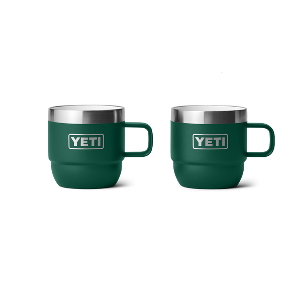 YETI Rambler® 6 oz (177 ml) Stackable Mugs Black Forest Green