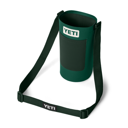 YETI Rambler® Bottle Sling Large Black Forest Green
