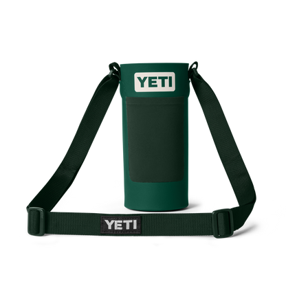 YETI Rambler® Bottle Sling Small Black Forest Green