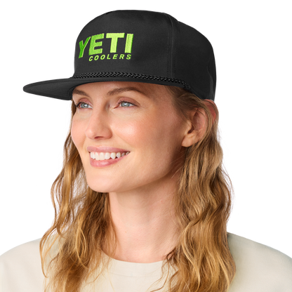 Yeti Coolers® Flat Brim Rope Hat Green