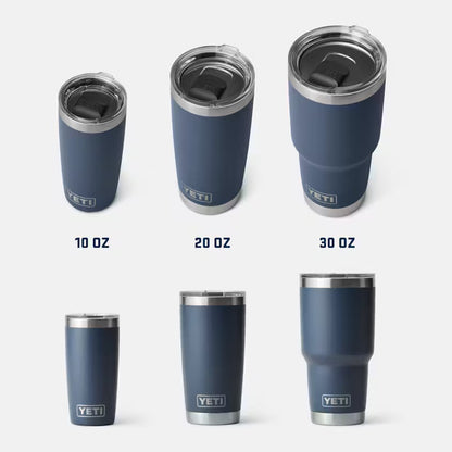 YETI tumblers in various sizes on a white background