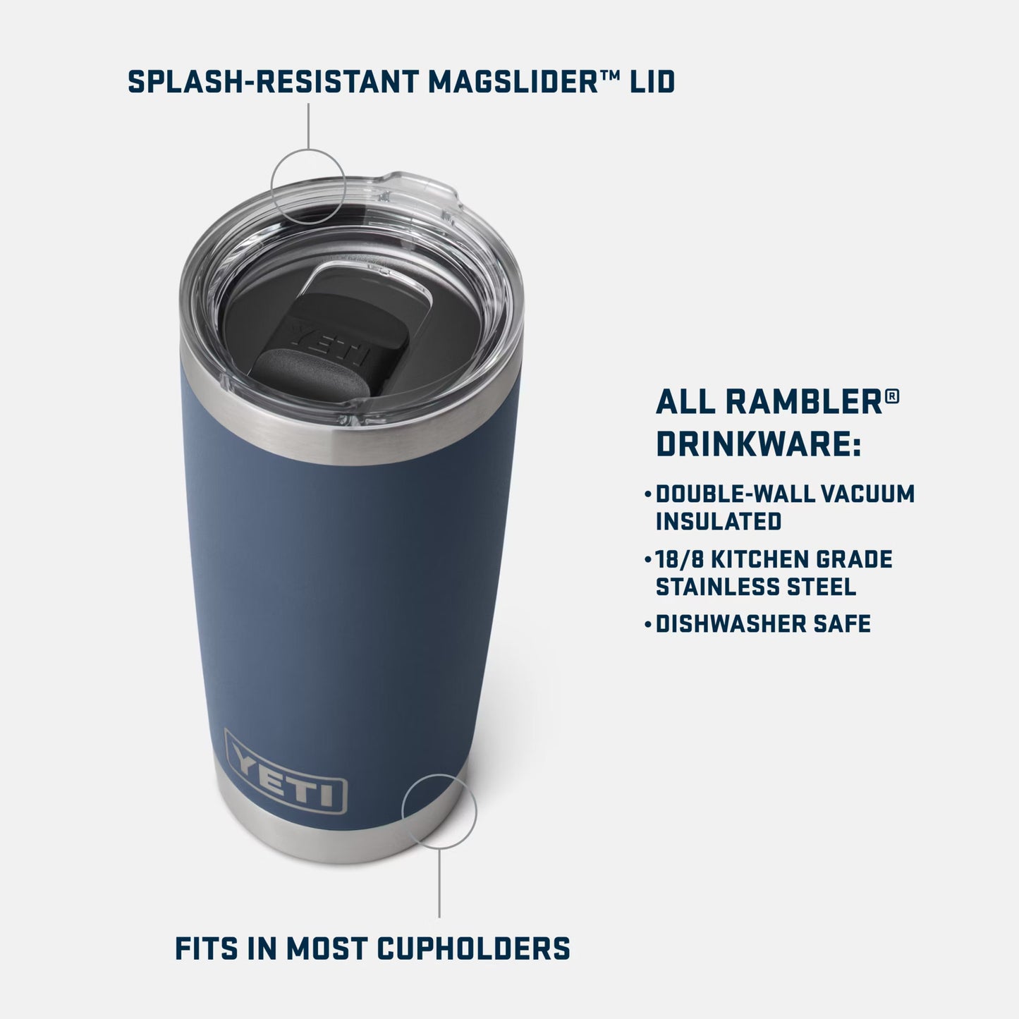 Rambler® 20 oz Becher (591 ml)