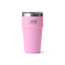 Rambler® Stapelbarer Becher mit 20 oz (591 ml) Fassungsvermögen Power Pink