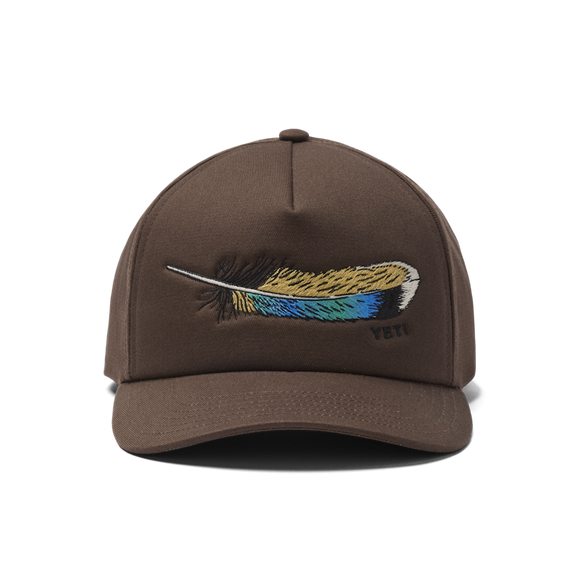 YETI® Wetlands Mid Pro Cap mit flacher Krempe und Entenfedermotiv