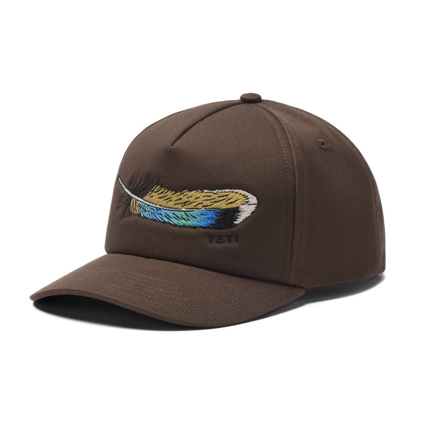 YETI® Wetlands Mid Pro Cap mit flacher Krempe und Entenfedermotiv