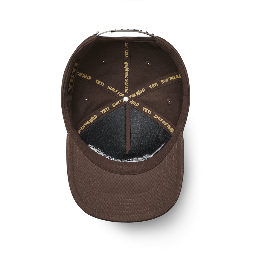 YETI® Wetlands Mid Pro Cap mit flacher Krempe und Entenfedermotiv